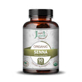 Just Jaivik Organic Senna Caplets natural laxative supplement