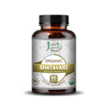 Just Jaivik Organic Shatavari Caplets 750mg - Herbal Supplement for Women's Hormonal Balance