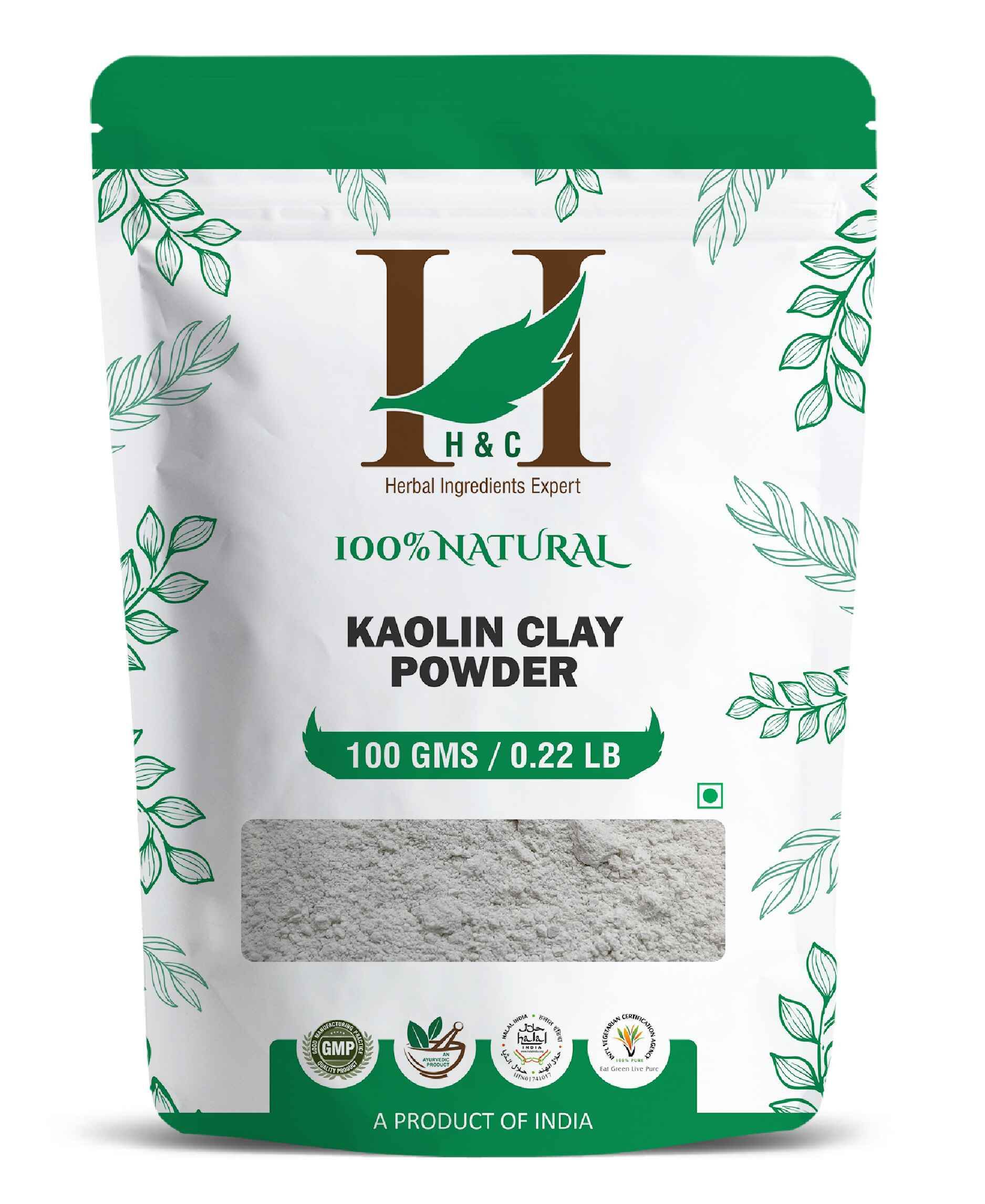 Organic Kaolin Clay for sensitive skin treatment