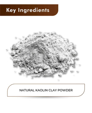 Natural Kaolin clay powder to tighten pores and reduce blackheads