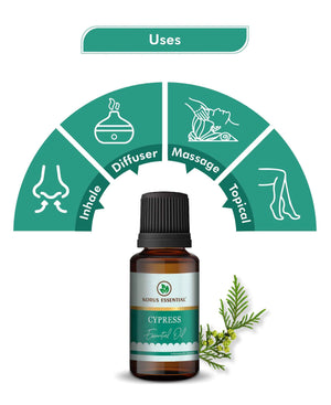 Korus Cedarwood essential oil for oily skin and acne care