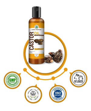 Korus Essential cold pressed castor oil 200ml pack