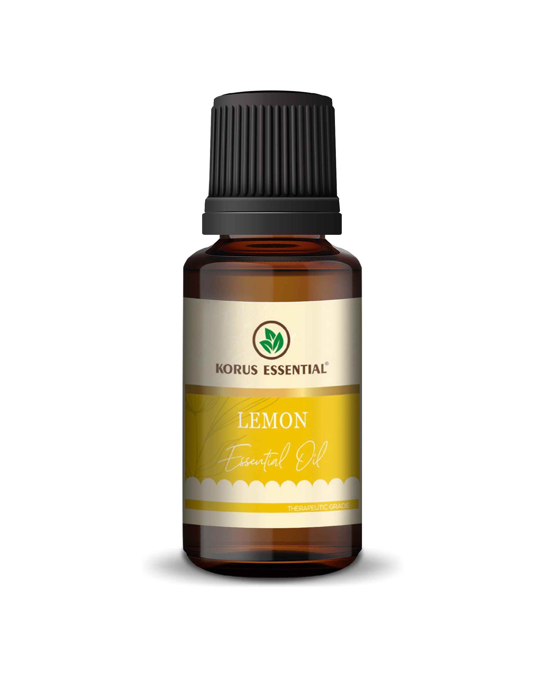 Korus Essential Lemon Oil - 15ml (Pack of 2).