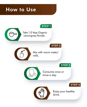 Natural Lemongrass Powder - 100gm (Pack of 3).