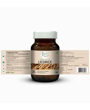 Just Jaivik Organic Licorice Root Tablets pack