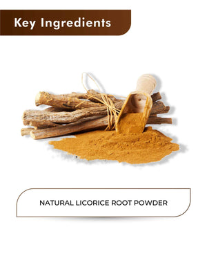 Natural licorice root powder packaging