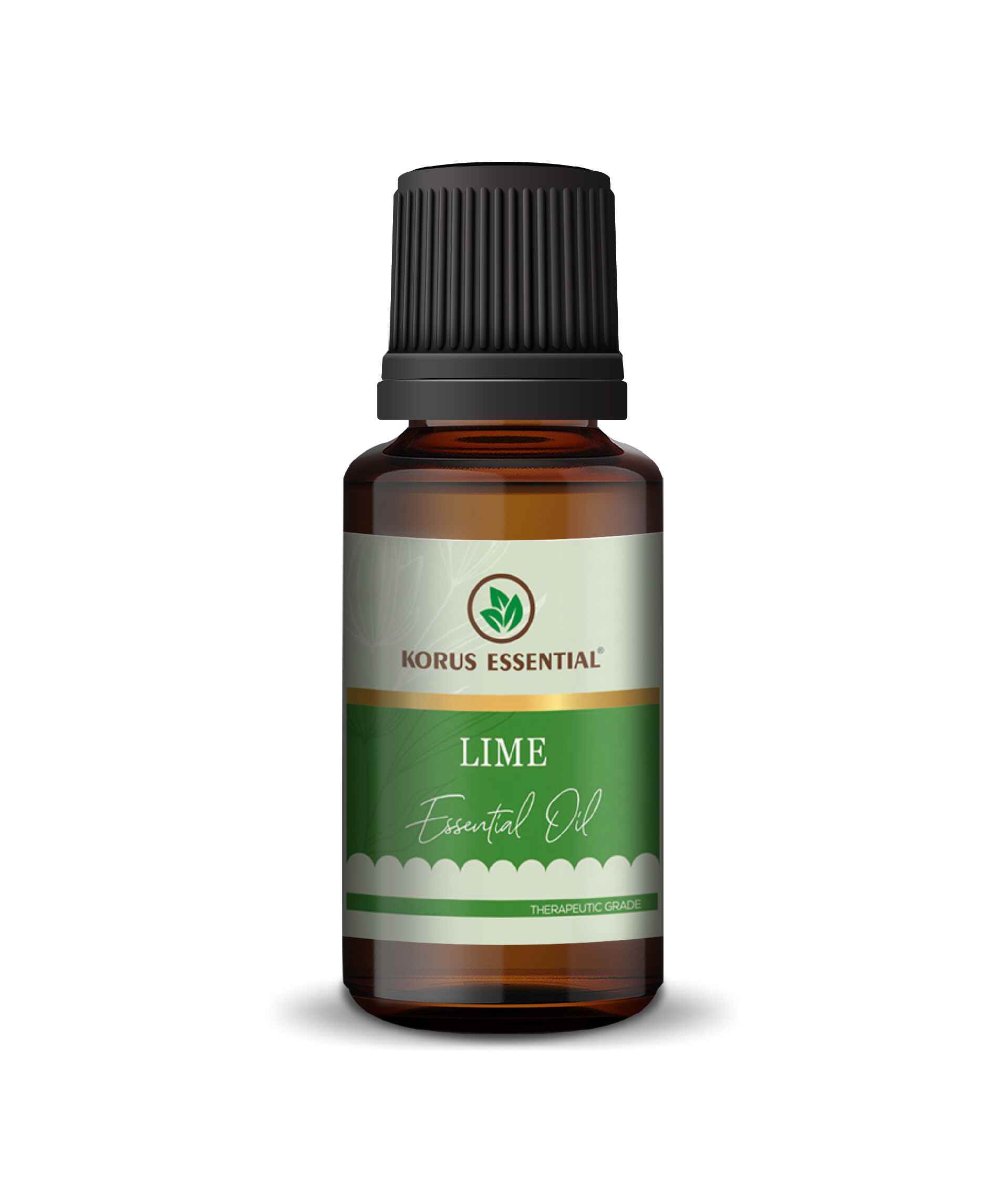 Korus Essential Lime Oil - 15ml (Pack of 2).