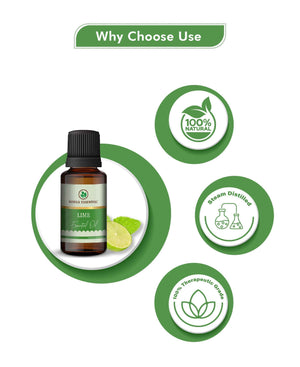 Korus Essential Lime Oil - 15ml (Pack of 2).