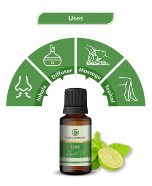 Korus Essential Lime Oil - 15ml (Pack of 2).