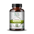 Just Jaivik Organic Moringa Caplets bottle