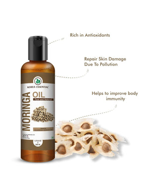 Korus Essential Moringa Oil 200ml - 6.76 fl oz.