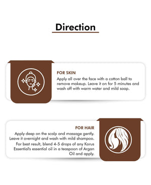 Moroccan argan oil for anti-aging and skin hydration benefits