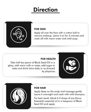 Natural black seed oil Kalonji for inflammation relief