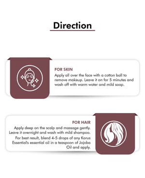 Natural jojoba oil moisturizing facial oil for oily and sensitive skin