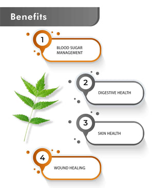 Herbal neem powder for acne and pimples