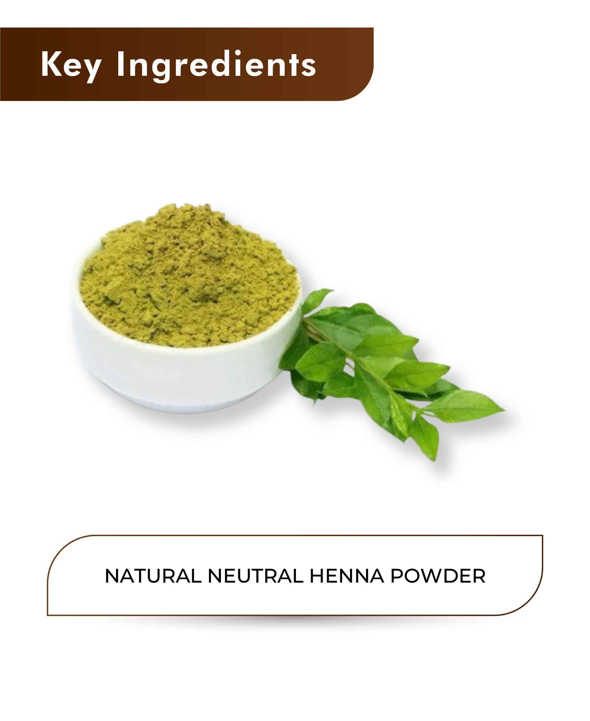 H&C Natural Neutral Henna Powder for hair conditioning