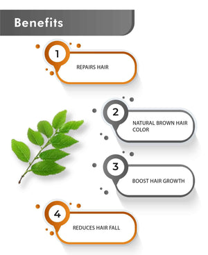 Eco-friendly, chemical-free herbal henna powder