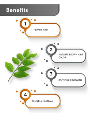 Eco-friendly, chemical-free herbal henna powder