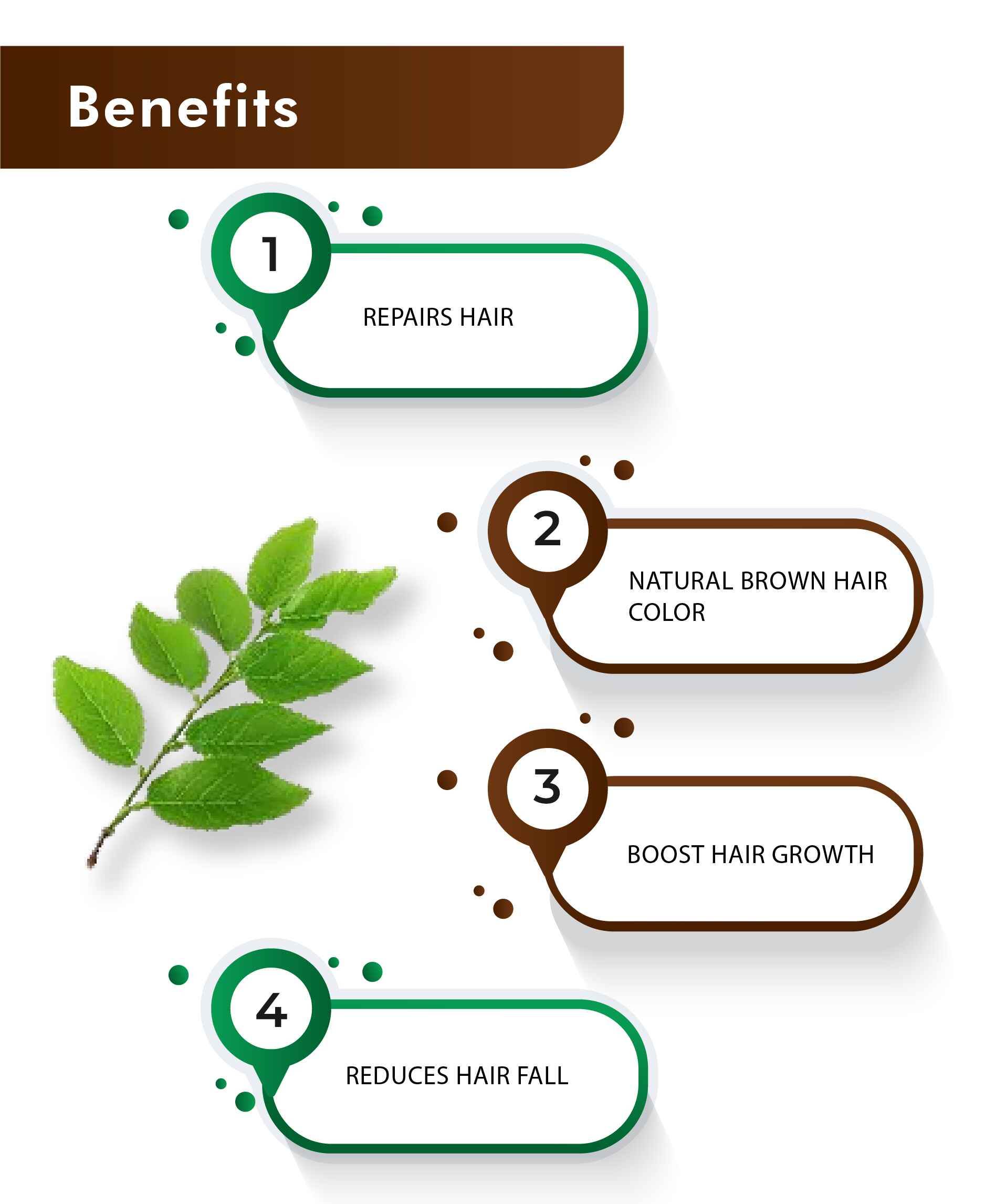 H&C Natural Neutral Henna Powder for hair conditioning