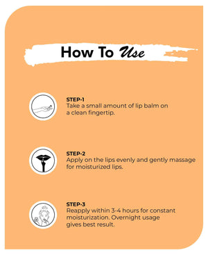 Korus Essential Orange Lip Balm with Shea Butter - 8gm (Pack of 2).