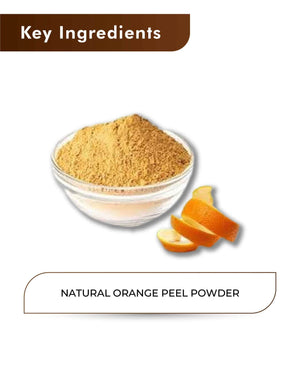 H&C Natural Orange Peel Powder - 100gm (Pack of 4) Citrus Aurantium.