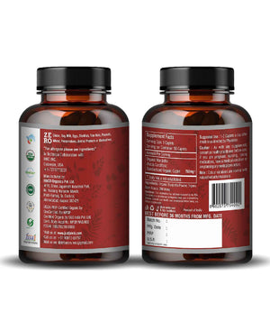 Organic Manjistha detox caplets for healthy skin and immune support