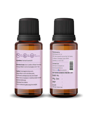 Korus Essential Patchouli Oil - 15ml (Pack of 2).