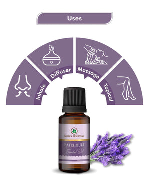 Korus Essential Patchouli Oil - 15ml (Pack of 2).