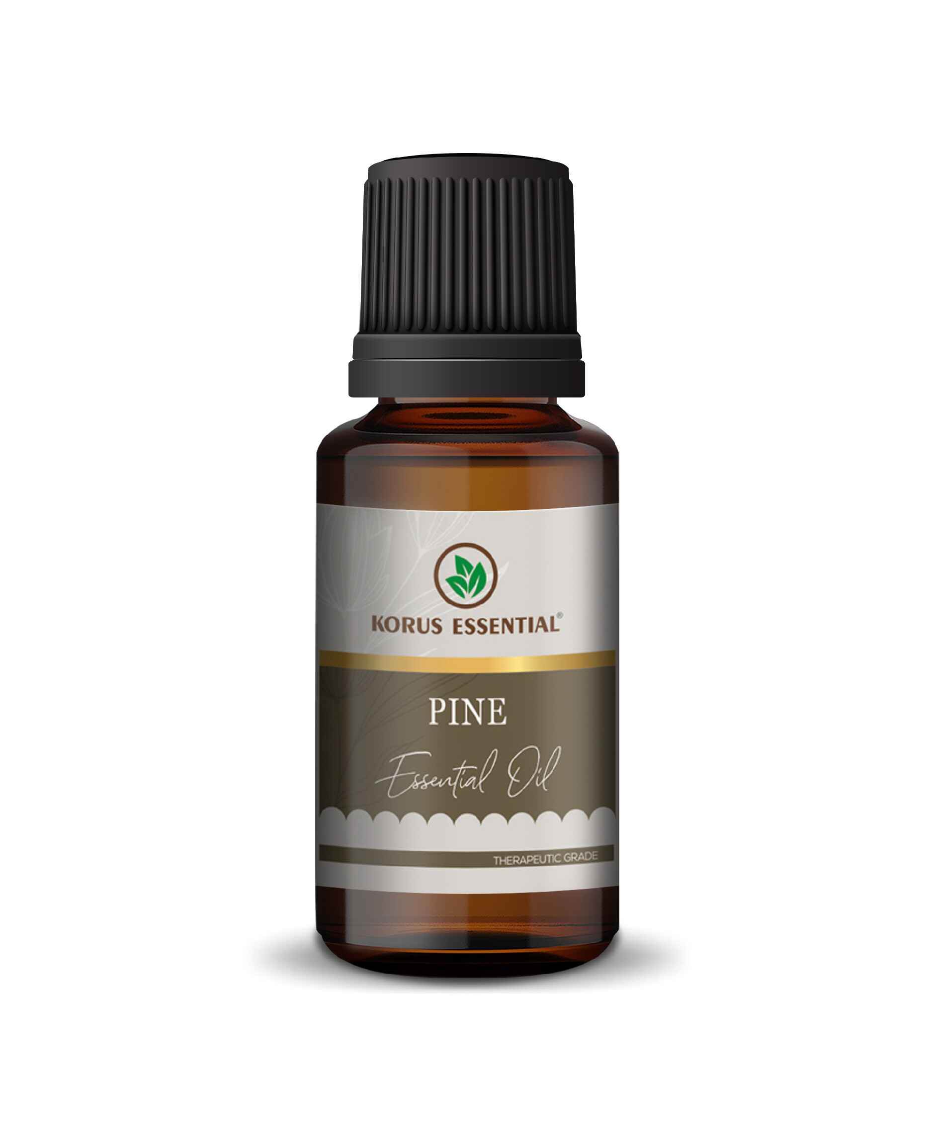 Korus Essential Pine Essential Oil - 15ml (Pack of 3).