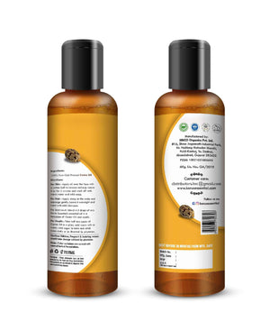 Pure cold pressed castor oil for hair growth