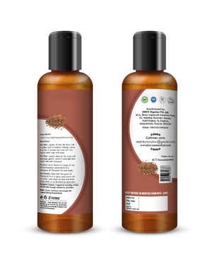 Pure natural flaxseed oil for skin and hair