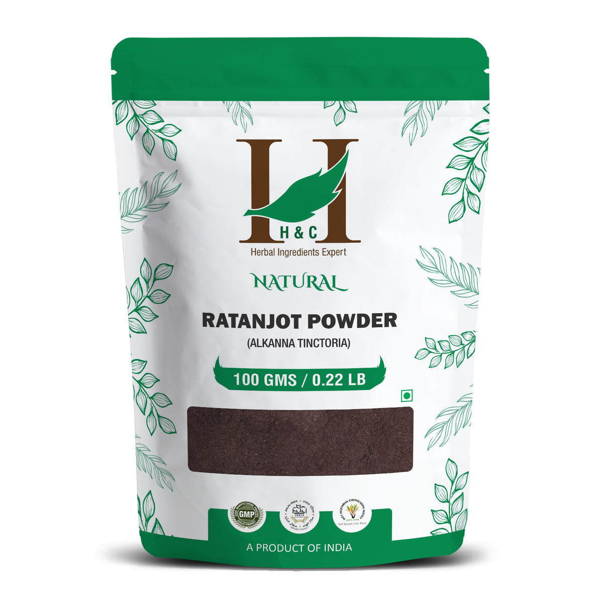 H&C Natural Ratanjot Powder for Hair Growth & Skin Care | Pure Alkanet Root