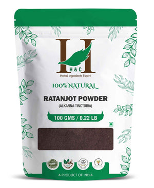 H&C Natural Ratanjot Powder for hair and skin care