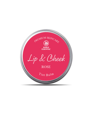 Korus Essential Rose Lip & Cheek Tint Balm - 8gm (Pack of 2).