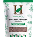 H&C Natural Rose Petals Powder for skin and hair care for acne, pores, and skin toning