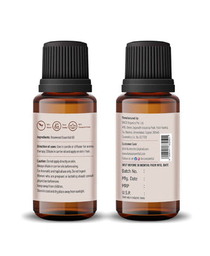 Korus Essential Rosewood Oil - 15ml (Pack of 3).