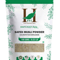 H&C Natural Safed Musli Powder 100% pure herbal supplement