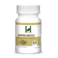 H&C Safed Musli Tablet bottle with organic herbal supplement