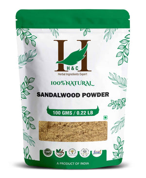H&C Natural Sandalwood Powder 100% Pure Herbal