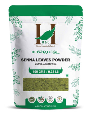 H&C Natural Senna Leaves Powder pack front view