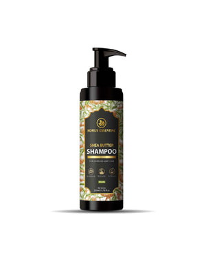 Shea Butter Shampoo with Onion & Hibiscus Extract for Damaged and Dry Hair | 200 ml | Korus Essential.