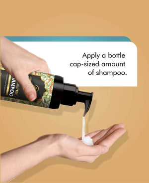 Shea Butter Shampoo with Onion & Hibiscus Extract for Damaged and Dry Hair | 200 ml | Korus Essential.