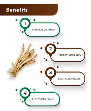 Digestive health support with Shatavari herbal tablets