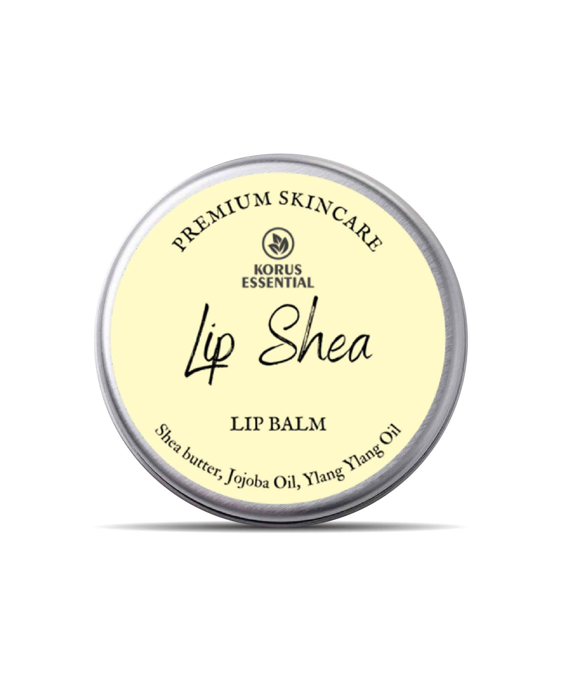 Korus Essential Lip Shea Lip Balm - 8gm (Pack of 2).
