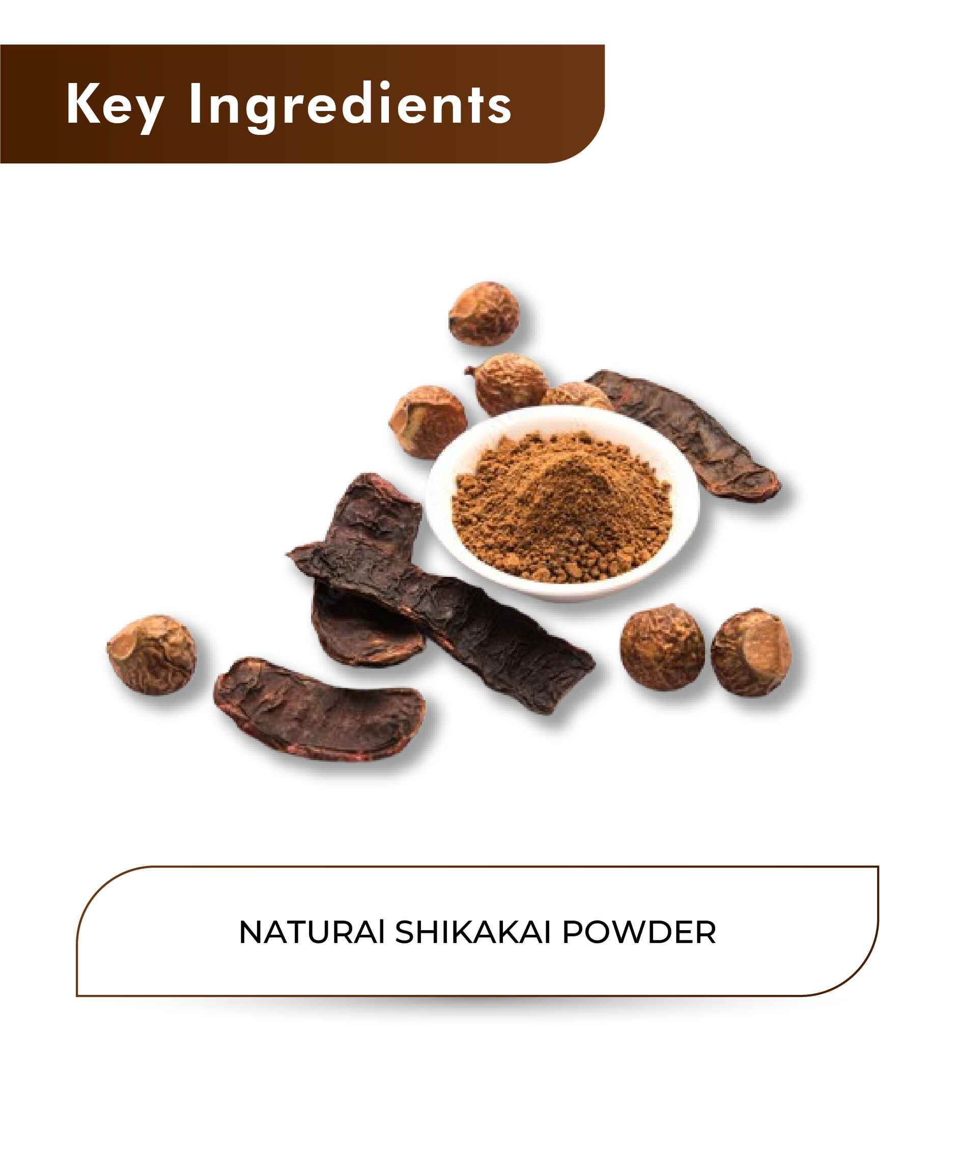 H&C Natural Shikakai Powder for healthy hair