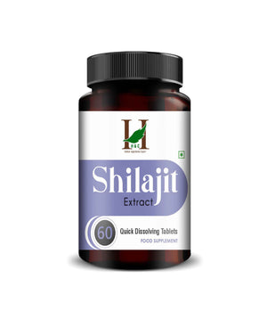 H&C Shilajit Extract Quick Dissolving Tablets for men vitality