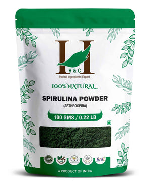 H&C Natural Spirulina Powder 100% pure superfood for health & Wellness