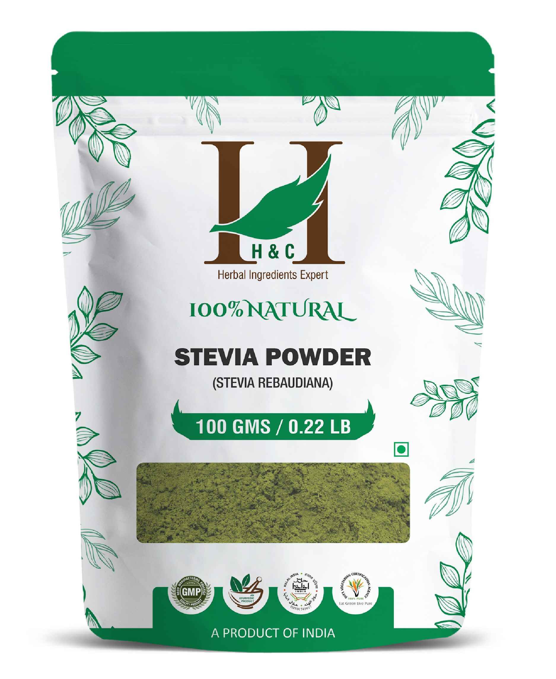 H&C Natural Stevia Leaves Powder sugar substitute For Tea & Coffess