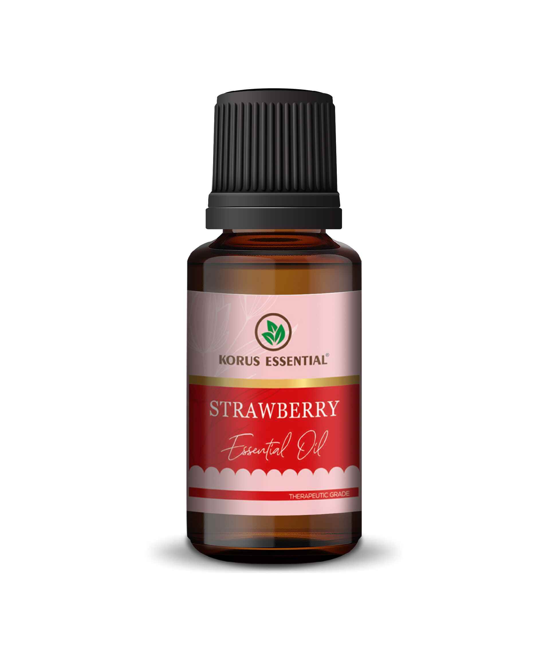 Korus Essential Strawberry Oil - 15ml (Pack of 2).