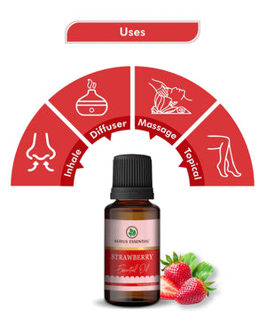 Korus Essential Strawberry Oil - 15ml (Pack of 2).
